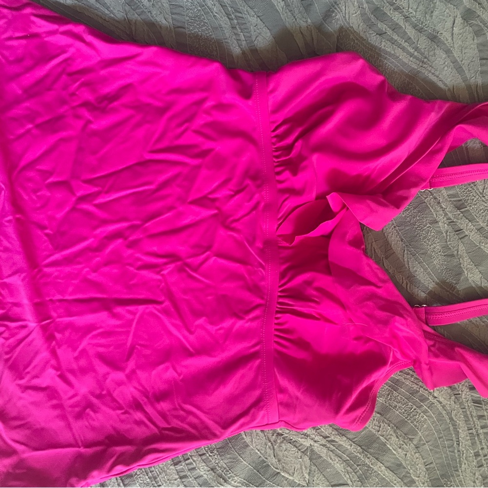 DKNY Fuchsia Sleeveless Top